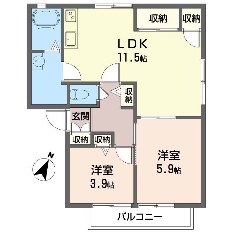 パレス　アルテミス　Ａ 201号-16