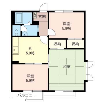 ファミールキャッスル B 202号-16