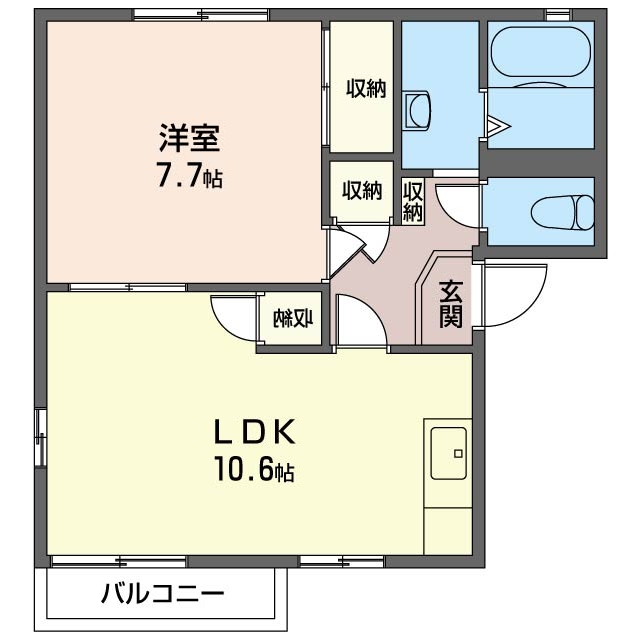 第２　サンハイツ田中　Ｂ 202号-16