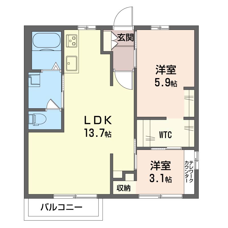 リバーヒル　Ｂ 202号-16