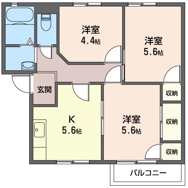 ファミール　Ｋ　Ⅰ 202号-16