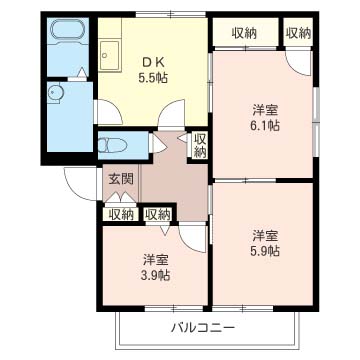 サン・フィール D 201号-16