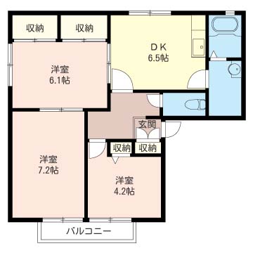 サン・フィール　Ｄ 203号-16