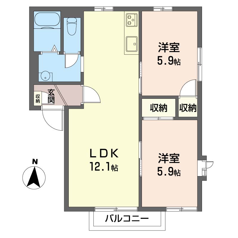 ピュア　ハイツ202-2