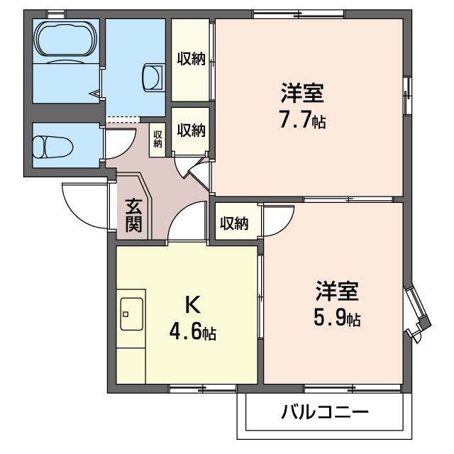 グリーンハイツ　三橋　Ｃ 201号-7