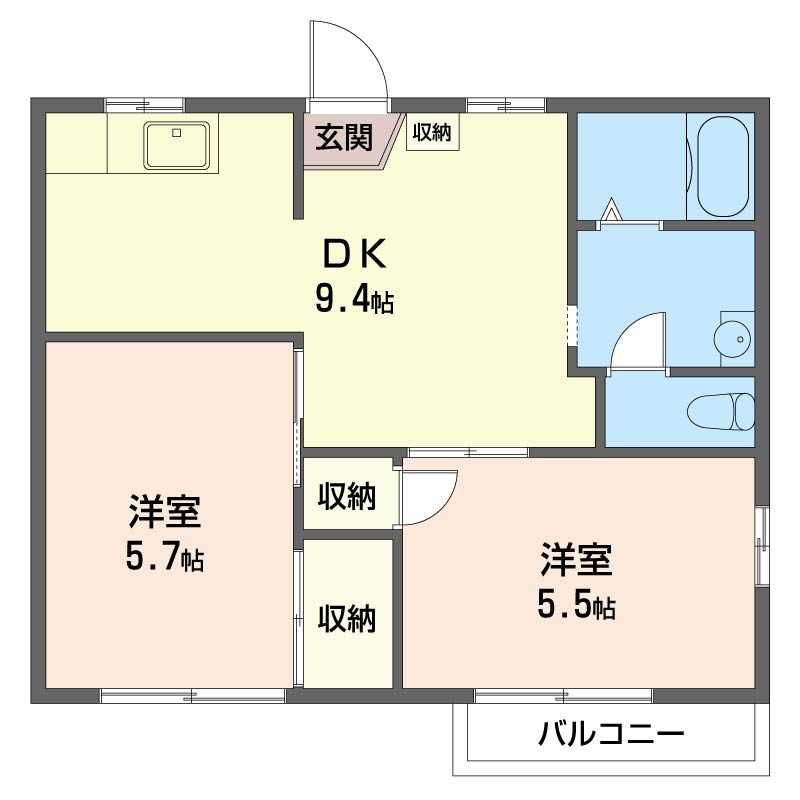 ドエルミハラＤ201-2