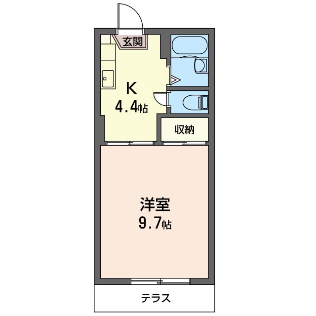 三番関ハイツ　Ｃ105-2