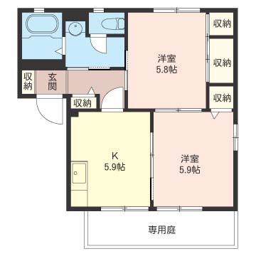 サンハイツ 大久保 H 101号-16
