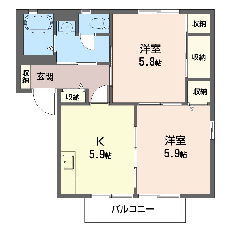 サンライズハイツＢ 201号-16