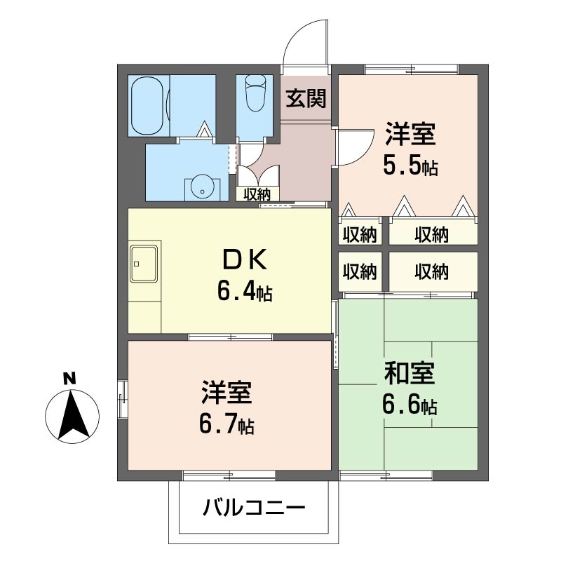 ホワイトハウス 201号-6