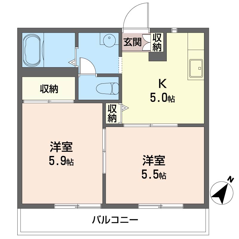コーポ　赤山 102号-16