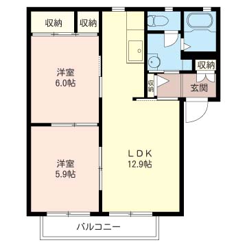 ボンヌ　シャンス　弐番館 105号-16