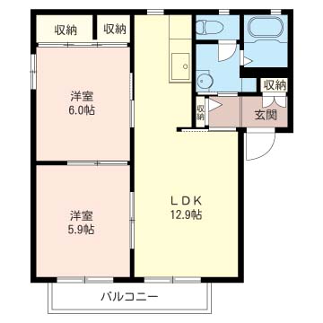 ボンヌ　シャンス　弐番館 205号-16