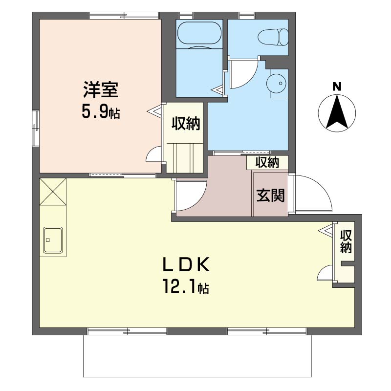 セントラル田島　Ⅱ 102号-15