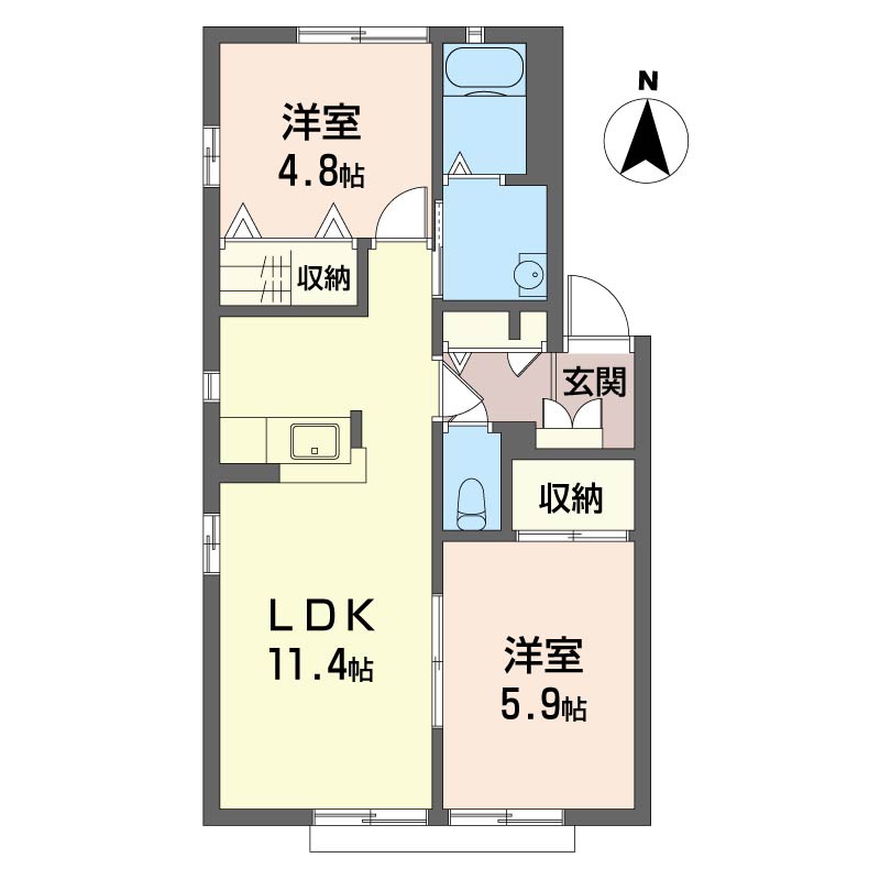 コーポ花咲Ｄ 101号-16