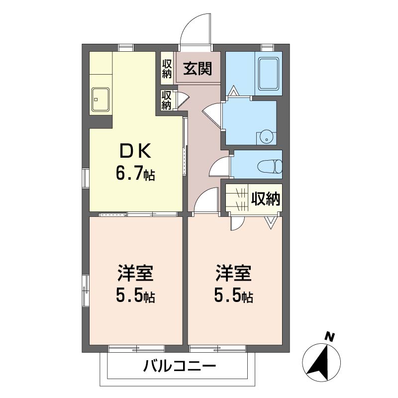 ディアスガーデンＢ204-2