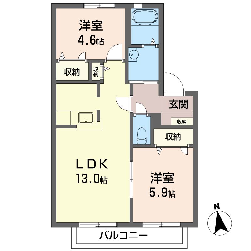 グリーンコートＡ 202号-16