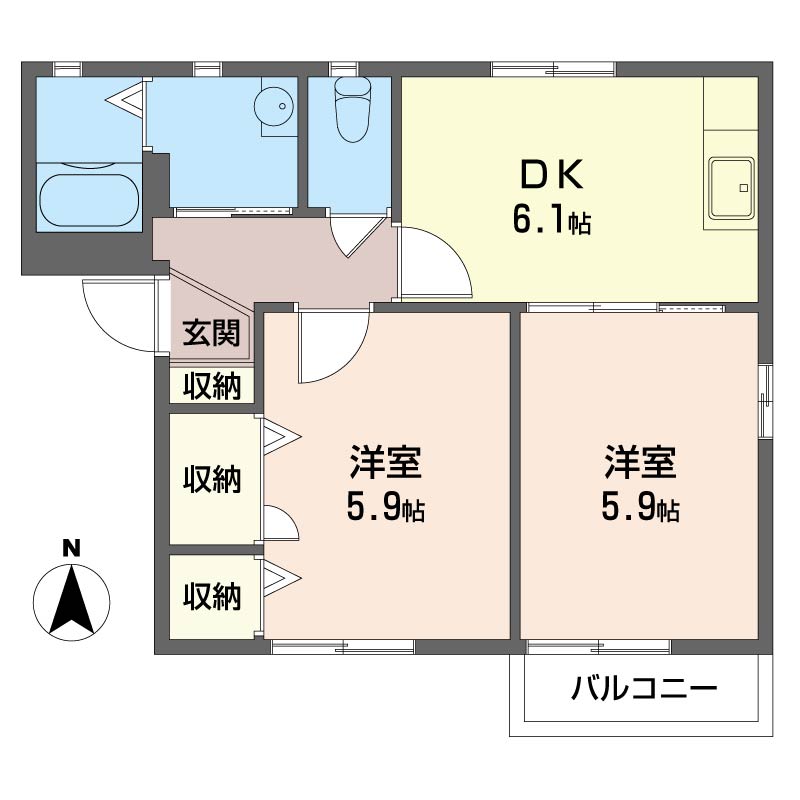 シャルマン南羽生 201号-16