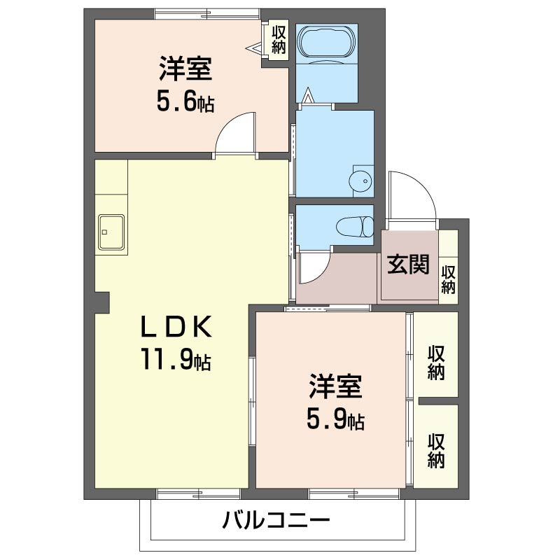 サンライズコートＡ 102号-16