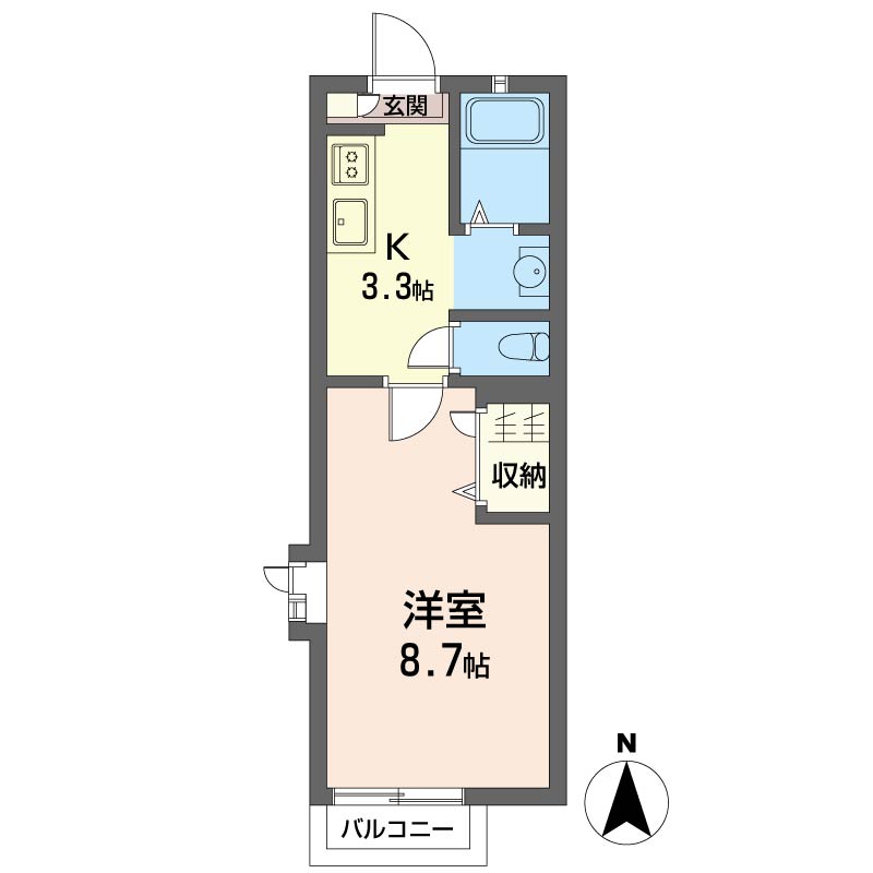 Ｋ・フラッツ206-2
