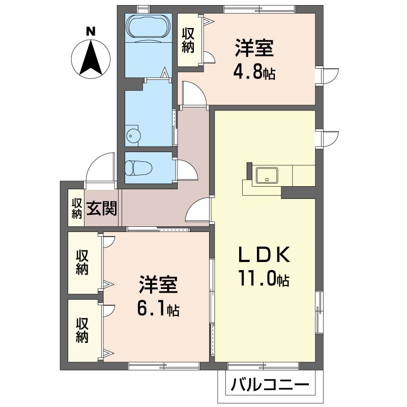プラムハイツＡ205-2