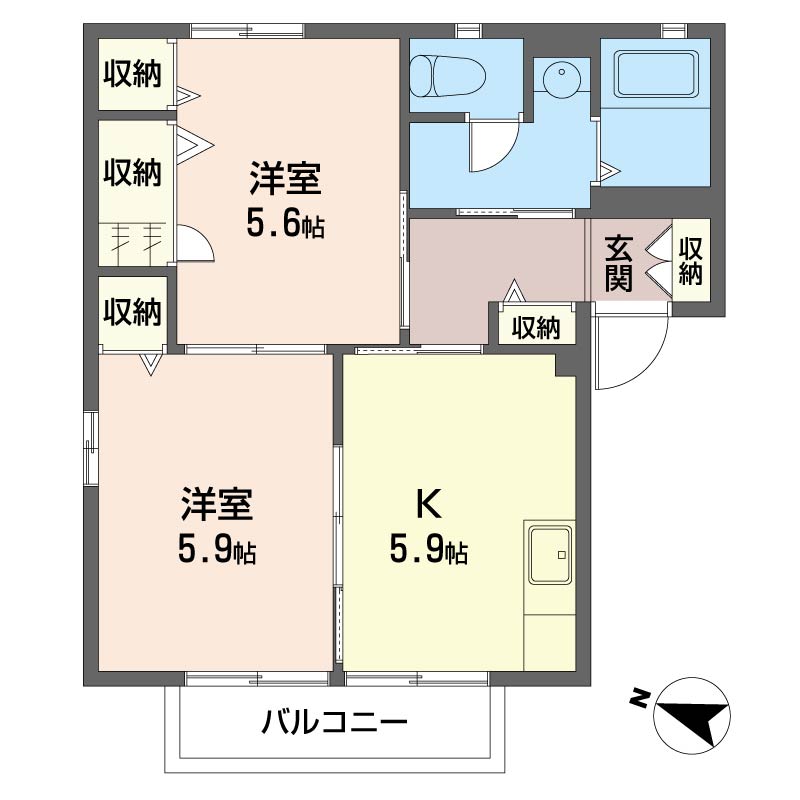 フレグランス八幡202-2