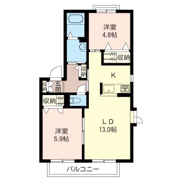 シャインハイツ小手指102-2