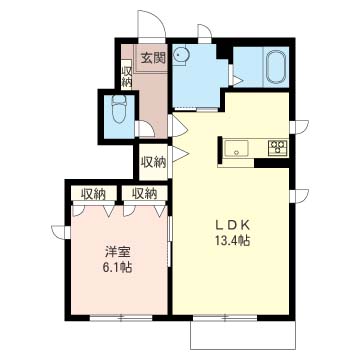 つつじハイツＢ101-2