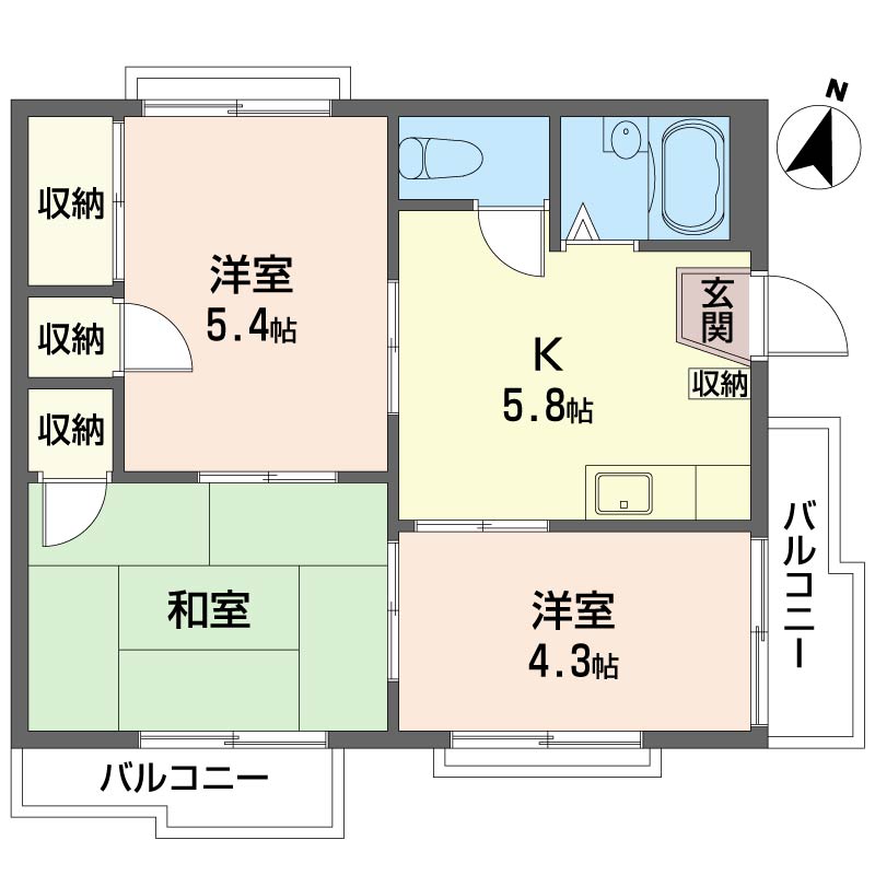 ハイム　赤山201-2