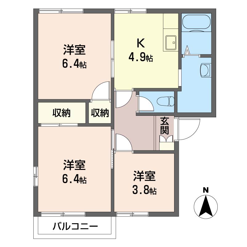 チェリーハイツＢ 202号-16