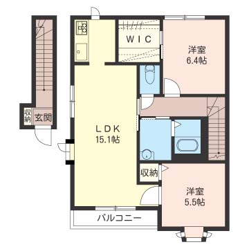プティ　リヴィエールＡ201-2