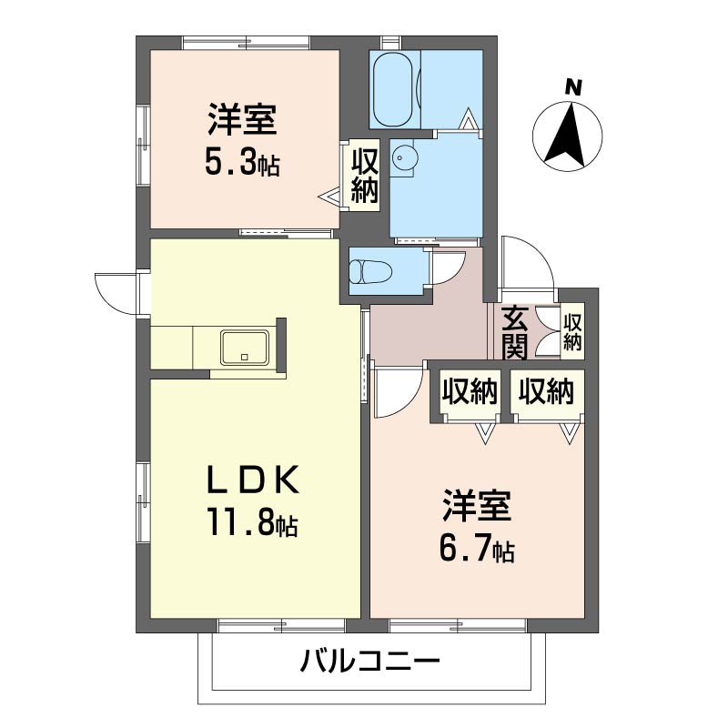 プリムヴェール Ⅱ 201号-16