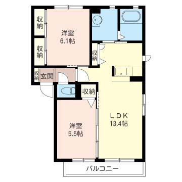 アレグリーア田中Ａ202-2