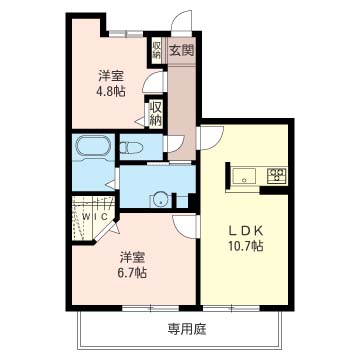 ヴィラ・シプレⅠ102-2