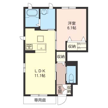 クレセント本郷Ⅴ 101号-16