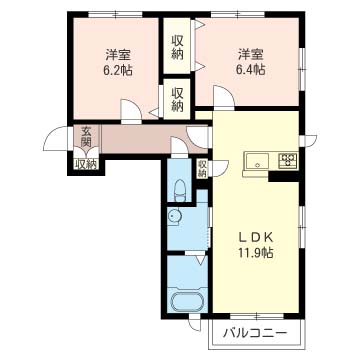 パークサイドヒルズ　Ｄ 101号-16