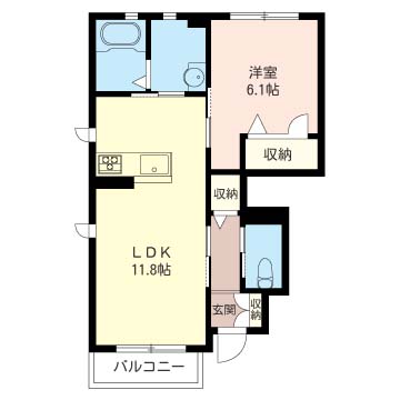 カーサ　フェリーチェ　Ⅱ 101号-16
