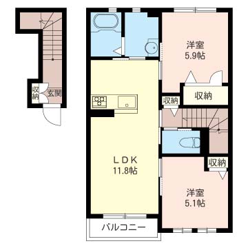 カーサ　フェリーチェ　Ⅱ 203号-16