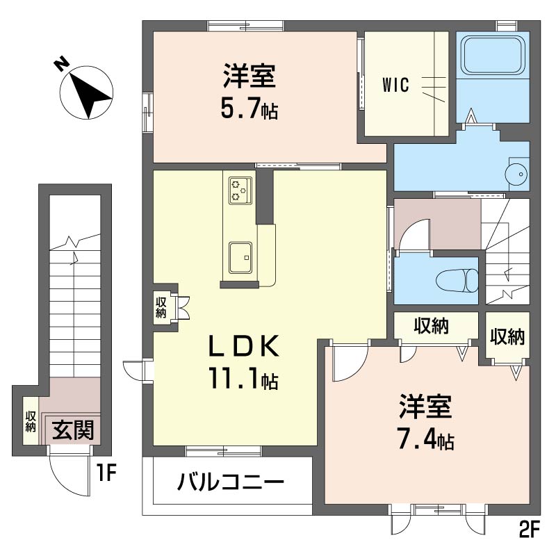 シャーメゾン坂ノ台201-2