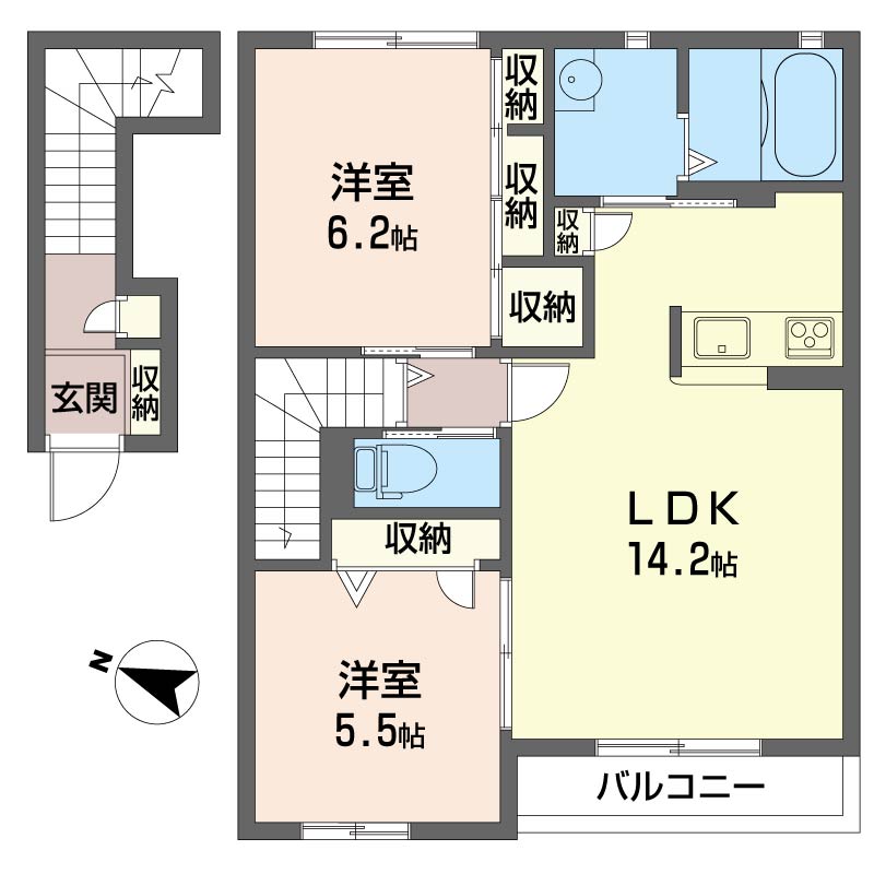 リヴィエールコートＡ 202号-16