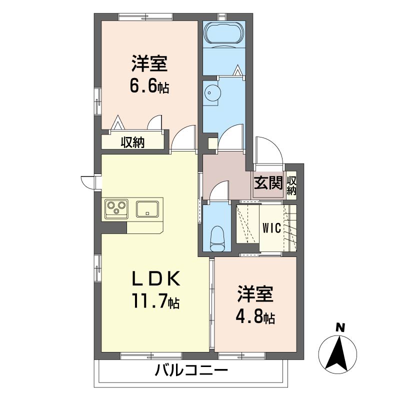 シエルメゾンＢ 201号-16