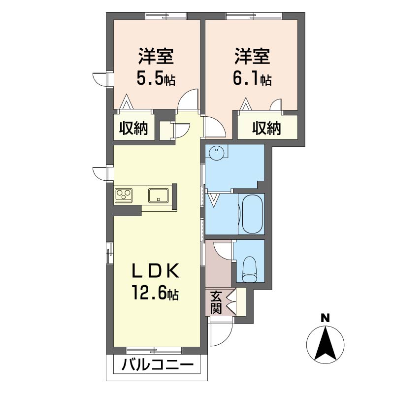 セミュー・ヴェール　芝 101号-15