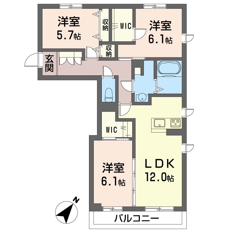 ロイヤルヒルズ　Ⅱ 101号-6