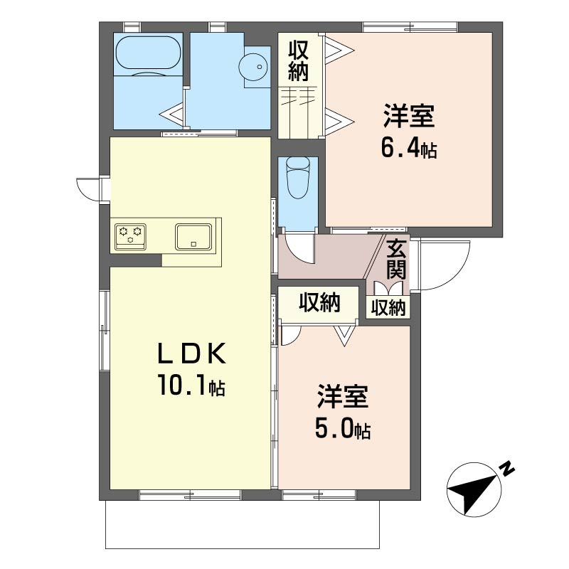 ショコラヒルズＡ101-2