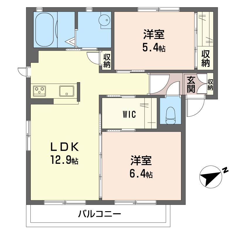 ショコラヒルズＢ201-2