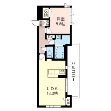 Ｒｅｓｉｄｅｎｃｅ　ＥＳＴ 301号-6