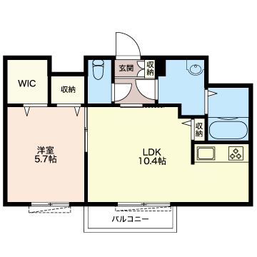 Ｖｉｌｌａ　Ｗｅｓｔ 102号-16