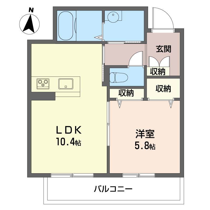 メゾン睦Ｎ102-2