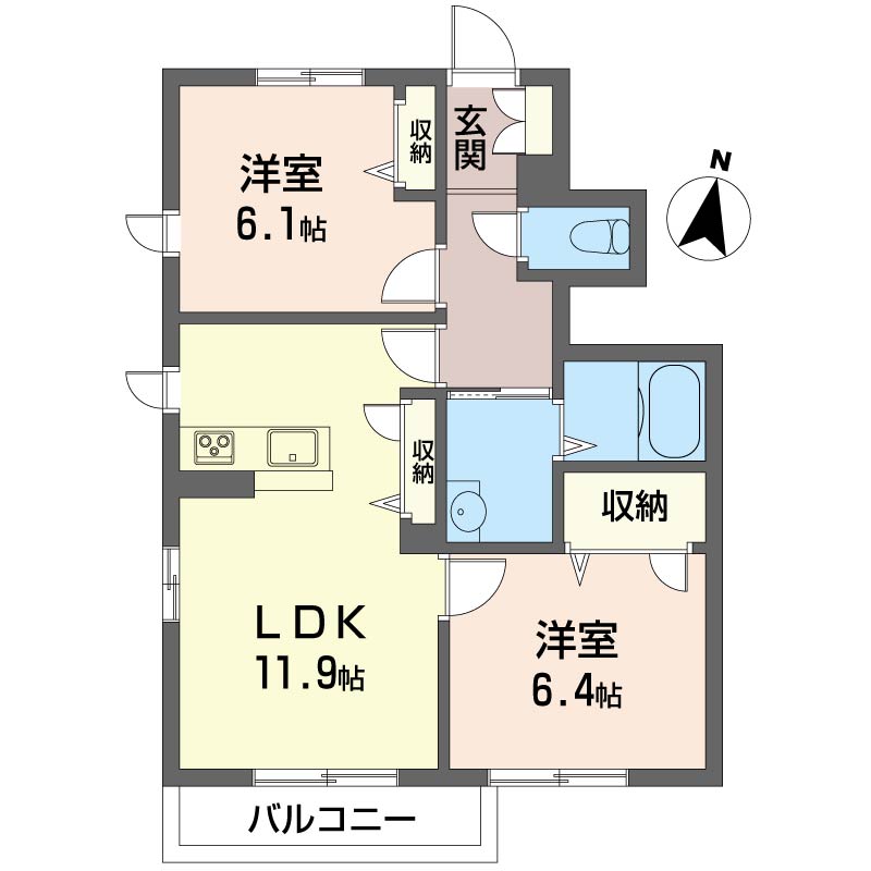 メゾン　アヴェニールＡ 102号-16