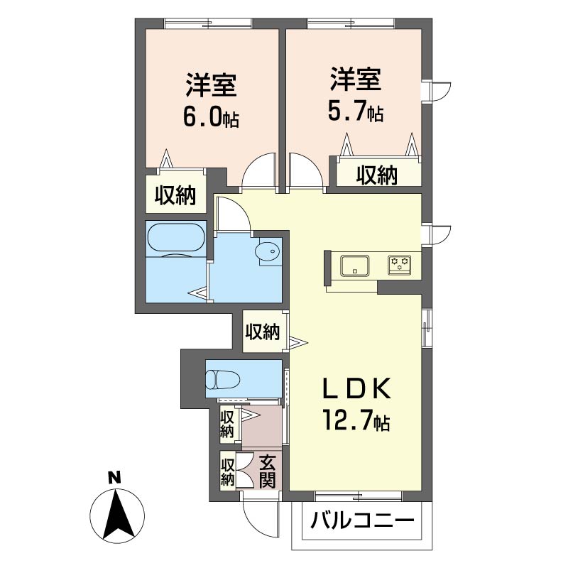 シュマン　ヴェール　Ｃ棟 103号-16